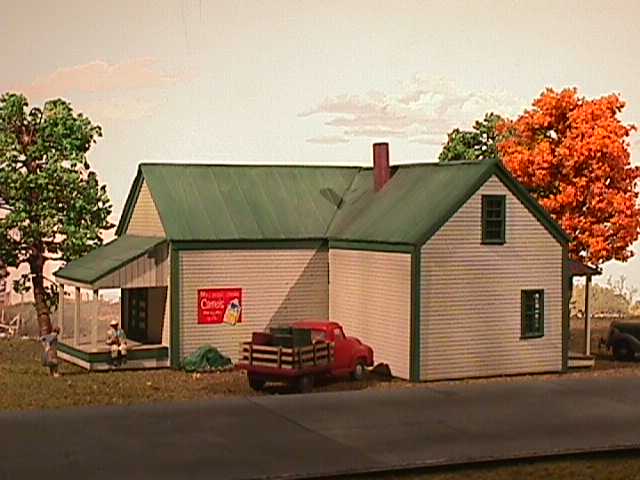 American Model Builders 623 N Corydon Gen. Store/Post Office Laser Art Kit
