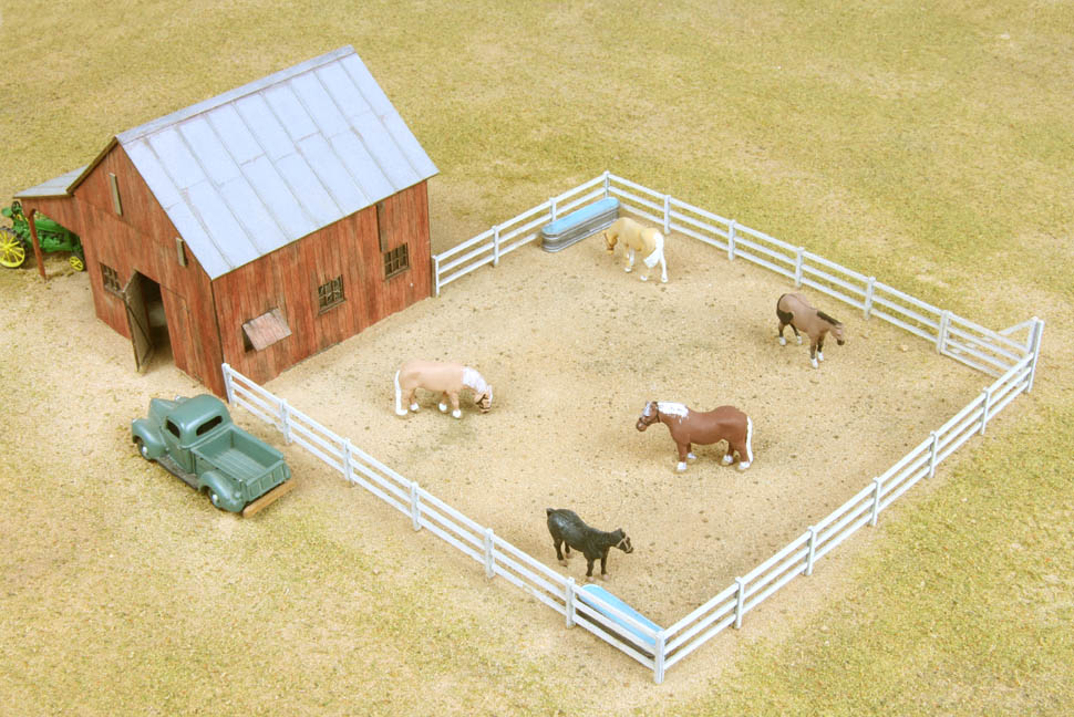 Barn Model Kit Ho Scale Barn Plans HO Scale Barn Yard Fence Kit, 1 Kroger