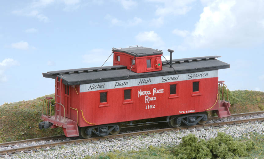 American Model Builders 851 Laser Art Nickel Plate Road Caboose HO