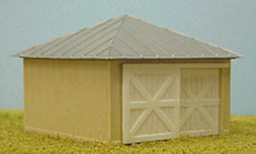 AM Models 115 HO Scale Storage Shed Without Windows Building Kit