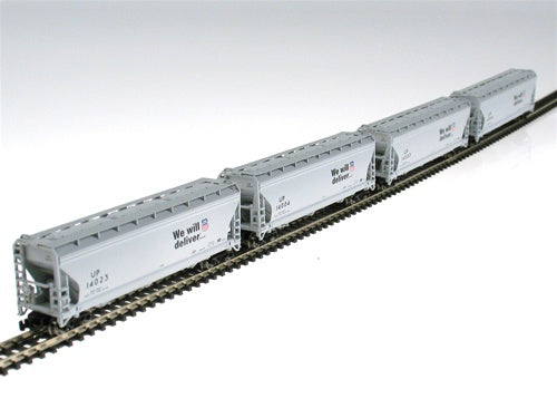American Z-Line 903013 Z UP "We will deliver…" 3-Bay Hopper Car (Set of 4)