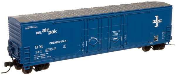Atlas 50000419 N RTR 53' Double Plug Door Box, B&M #134