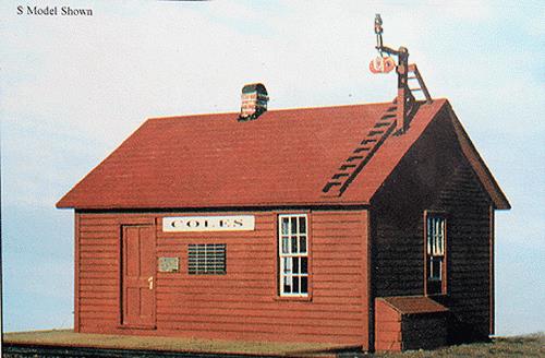 B.T.S. 17124 O Scale Coles Station Craftsman Building Kit