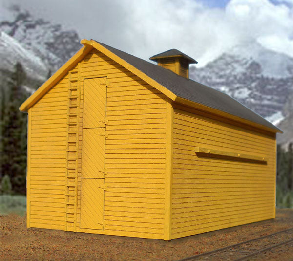 B.T.S. 17550 O Scale Great Northern Ice House Laser-Cut Craftsman Building Kit