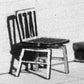 B.T.S. 23016 HO Wood Chairs Straight