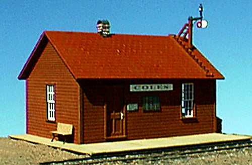 B.T.S. 27124 HO East Broad Top Coles Station Building Kit