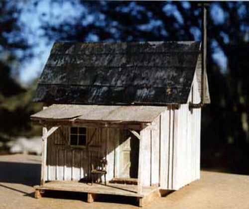 B.T.S. 27227 HO Scale Greeley's Place Cabin Creek Series Building Kit