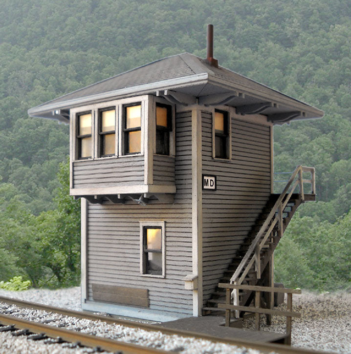 B.T.S. 27650 HO Chesapeake & Ohio MD Interlocking Tower Cabin