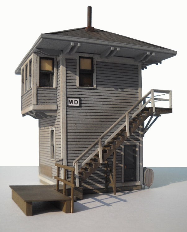 B.T.S. 27650 HO Chesapeake & Ohio MD Interlocking Tower Cabin