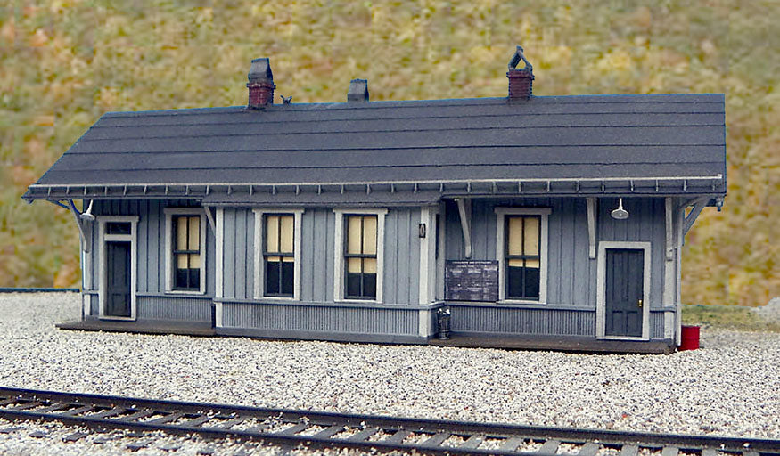 B.T.S. 27652 HO Chesapeake & Ohio Quinnimont Passenger Depot