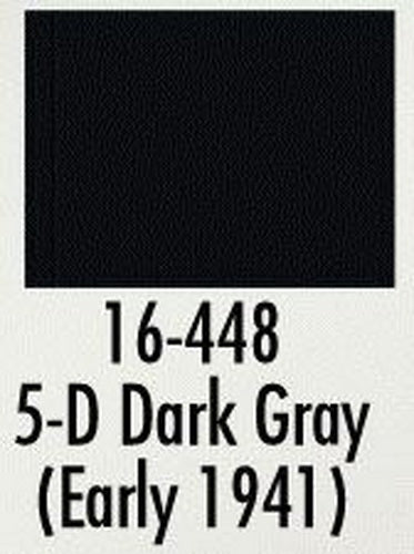 Badger 16-448 5-D Dark Gray (Early 1941) Marine Acrylic Paint - 1 oz. Bottle