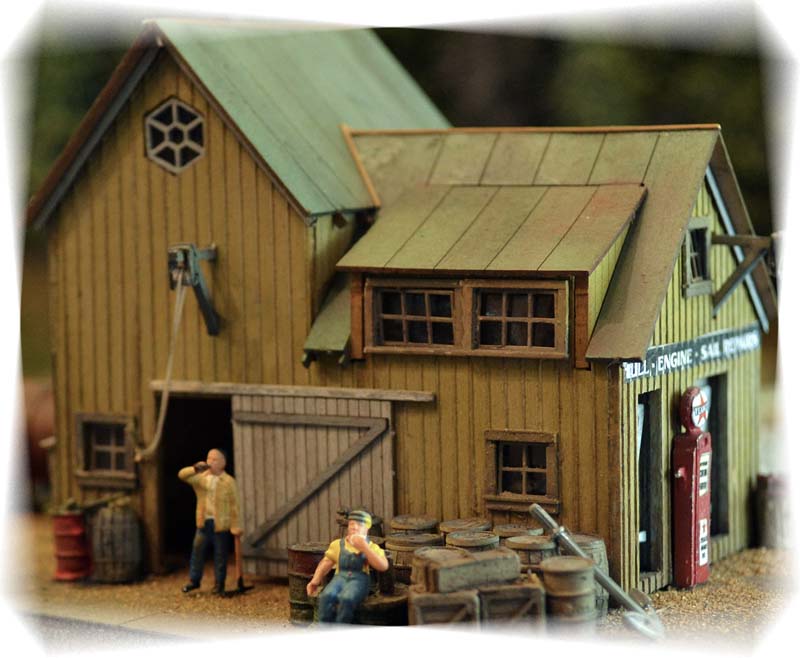 Bar Mills 402  HO Scale Staton Marine Laser Cut Wood Kit