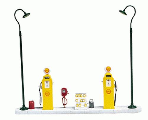 Berkshire Valley 458 O 1940's Shell Gas Station Standard Set