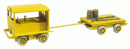 Berkshire Valley 460 O Motor Car/Trailer Kit w/Accessories Unpainted Kit