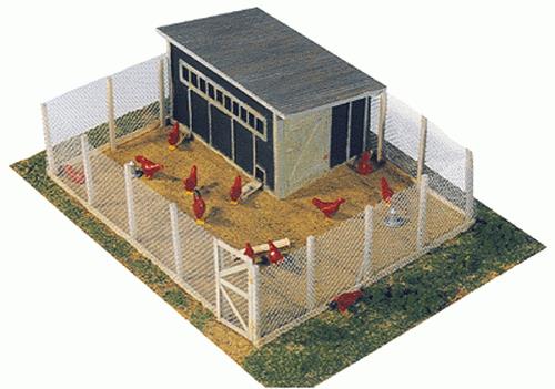 Berkshire Valley 464 O Fence & Chickens Chicken Coop kit