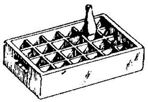Berkshire Valley 503 O Soda Case W/Bottles Undecorated