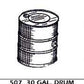 Berkshire Valley 507 O Drum 30 Gallon (Pack of 5)
