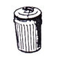 Berkshire Valley 519 O 30-Gallon Garbage Can