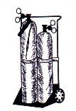 Berkshire Valley 535 O Oxygen Acetylene Welding Outfit with Cart Unpainted