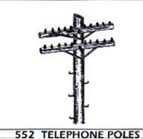 Berkshire Valley 552 O Telephone Pole w/Insulator