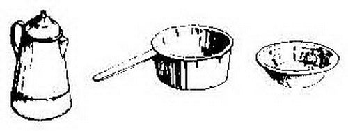Berkshire Valley 570 O Coffee Pot Pan & Bowl Set