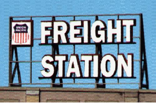 Blair Line 1503 Z, N, HO Freight Station Laser-Cut Wood Billboard Kit