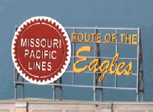 Blair Line 1530 Z, N, HO Missouri Pacific Lines Laser-Cut Wood Billboard Kit
