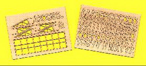 Blair Line 2550 HO, S, O Do-It-Yourself  Laser-Cut Wood Custom Billboard Kits