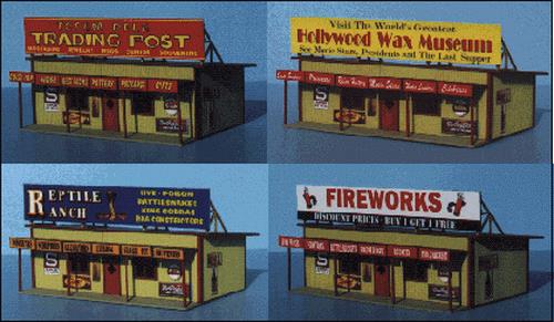 Blair Line 070 N Scale Tourist Trap Laser-Cut Building Kit