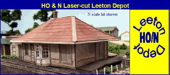 Blair Line 088 N Leeton Depot Laser-Cut Building Kit