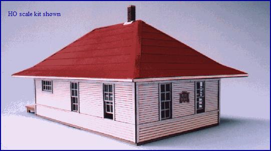Blair Line 088 N Leeton Depot Laser-Cut Building Kit