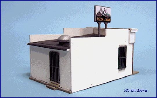 Blair Line 096 N Pizza Land Laser-Cut Building Kit