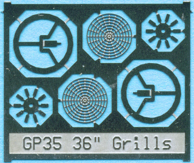BLMA Models 88 36Fan Grll No Cntr Plt 2