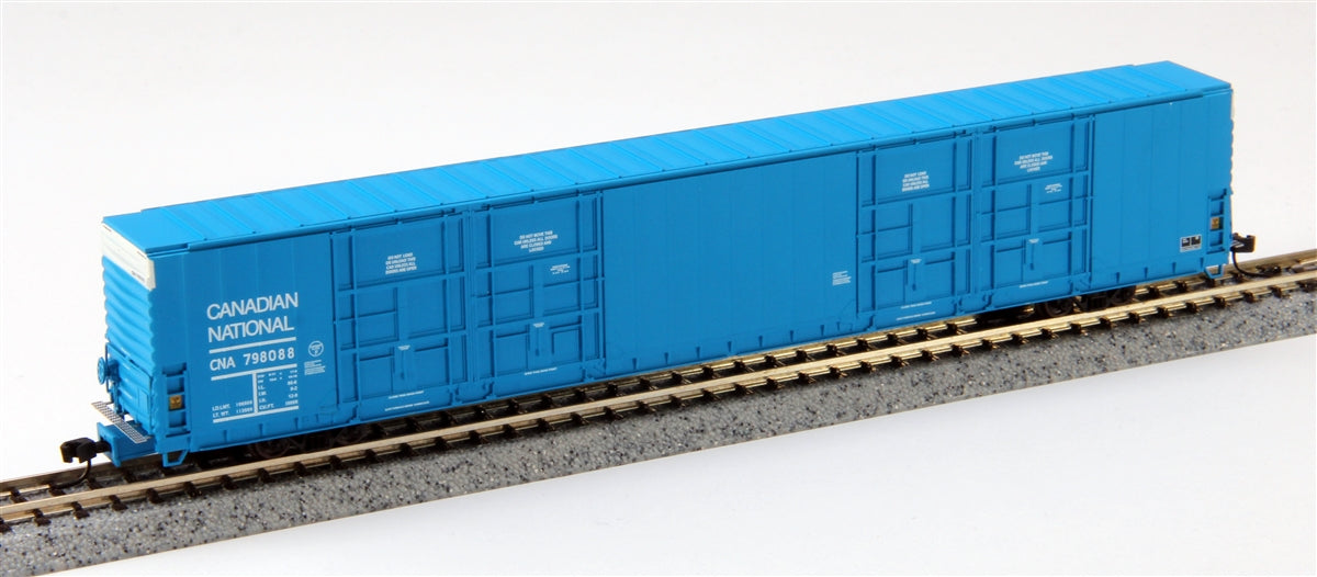 Bluford Shops 87182 N CN Pullman-Standard 86' Quad-Door Boxcar (Pack of 2)