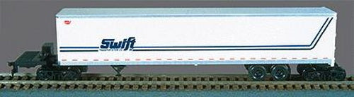 Bowser 55702 HO 53' Smooth Wall Roadrailer Swift Kit