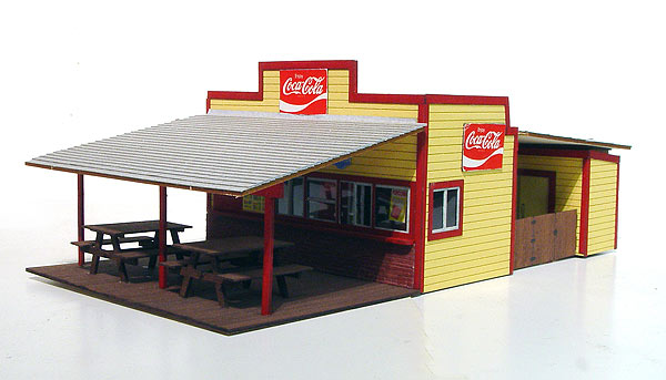 Branchline Trains 446 O Scale Burger Stand Building Kit