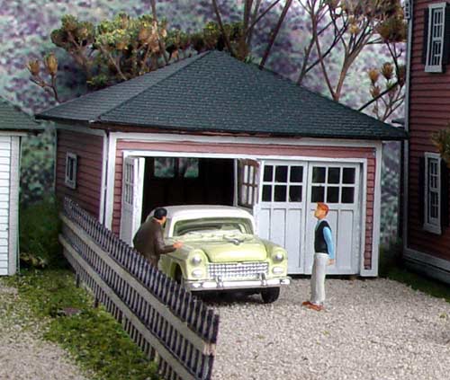 Branchline Trains 631 HO Scale Cadillac Garage Laser-Art Building Kit