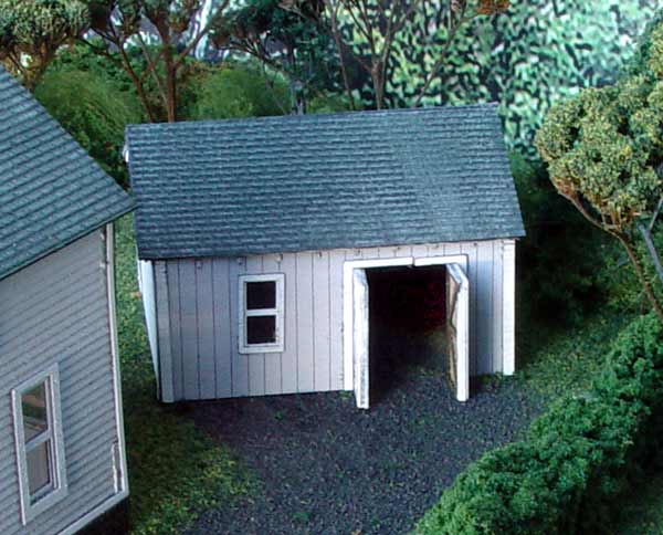 Branchline Trains 633 HO Laser Art Tool Shed Building Kit