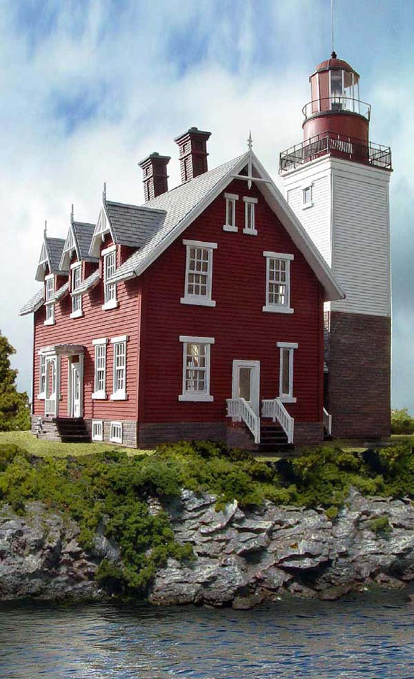 Branchline Trains 695 HO Rocky Point Lighthouse Building Kit
