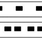 Brass Car Sides 541 N IC C Series/B&O Auglaise Plan Passenger Car Sides Only