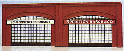 Brawa 2881 HO Arcade Arched Walls With Recesses (2)