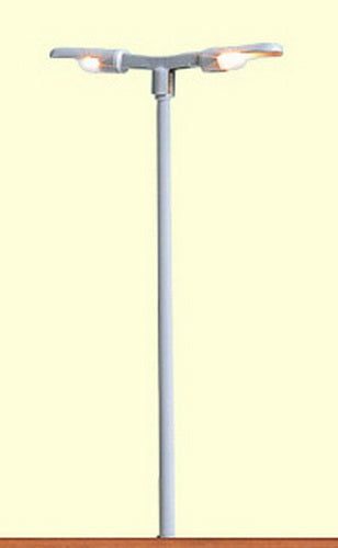 Brawa 5852 HO Electric Lights Platform Light Modern 2-Arm (Pack of 2)