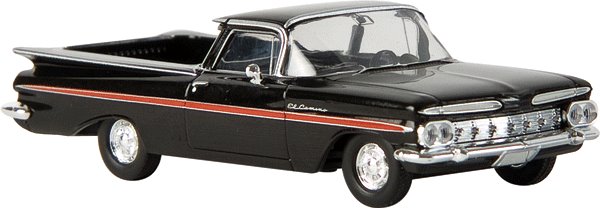 Brekina Automodelle 19930 1:87 Chevrolet El Camino (Black, red)