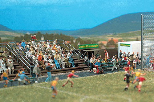 Busch 1051 HO Scale Soccer Field/Stadium Kit