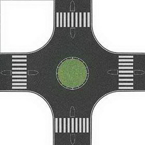 Busch 1102 4-Way Roundabout