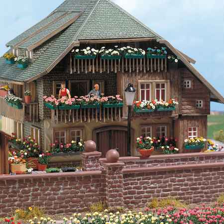 Busch 1208 HO Window Box Set Kit