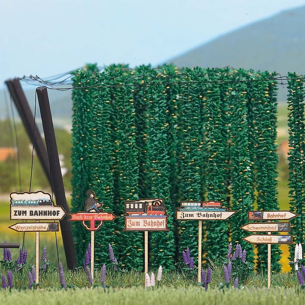 Busch 1488 Wooden Signposts pkg(5)
