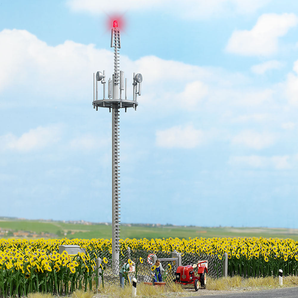 Busch 5401 Cell Phone Mast w/Warning