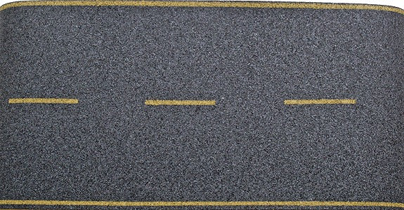 Busch 6036 Yellow Asphalt Strip - 1 meter
