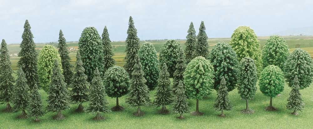 Busch 6489 Mixed Forest 60 - 135 mm. (Bag of 30)